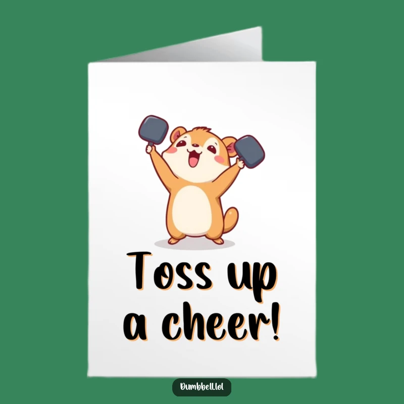 Free Printable Playful Gym Card: Congrats Downloadable Gift