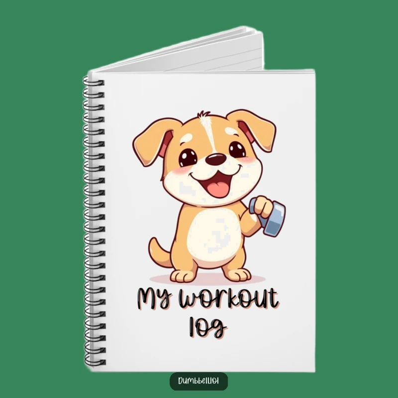 Funny Fitness Dog Notebook: Workout Journal for Gym Notes & Dog Lover Ideas